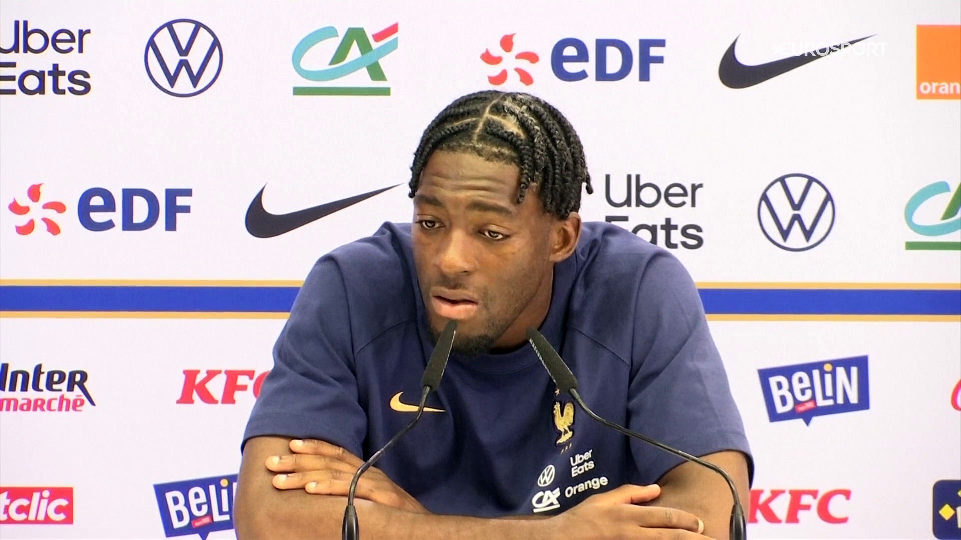 Fofana, souriant : 