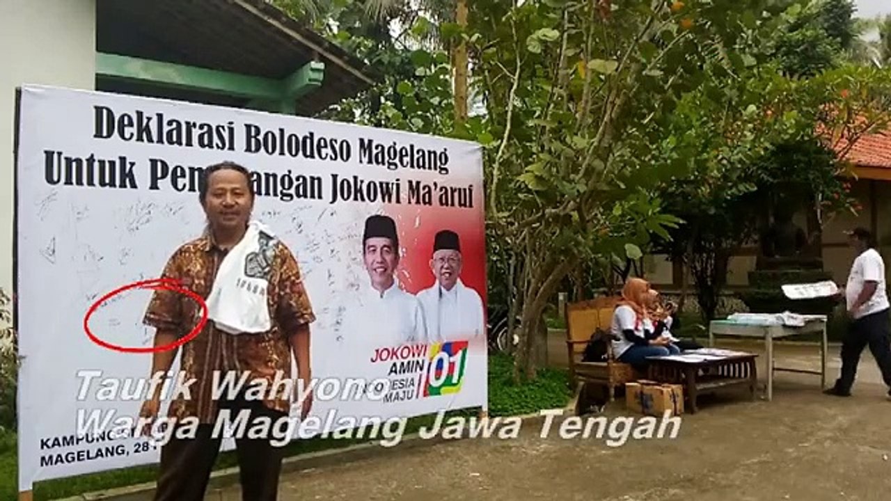 Taufik Wahyono: Memilih 01 Jokowi - Maruf Amin. Dan Tidak Golput