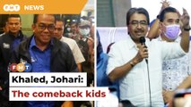 Khaled and Johari make comeback in style