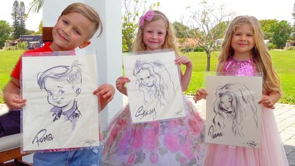 Настя идёт на день рождения к Диане