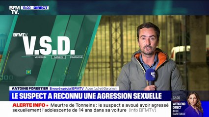 INFO BFMTV - Le suspect du meurtre de Vanesa reconnaît avoir agressé sexuellement l'adolescente de 14 ans dans sa voiture