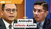 PKR’s Amirudin ousts Azmin Ali from Gombak stronghold