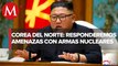 Kim Jong Un asegura que responderá a amenazas con armas nucleares