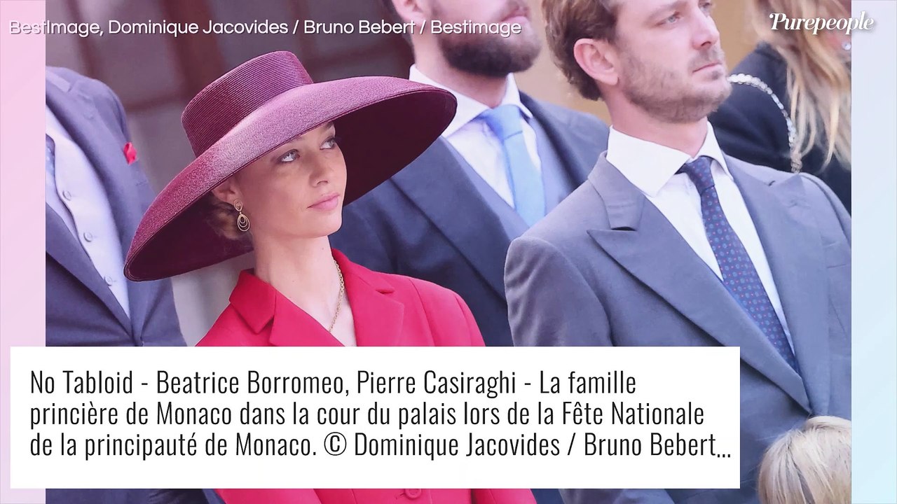 Beatrice Borromeo divine : son fils fait le pitre et lui touche le nez, la famille princière hilare