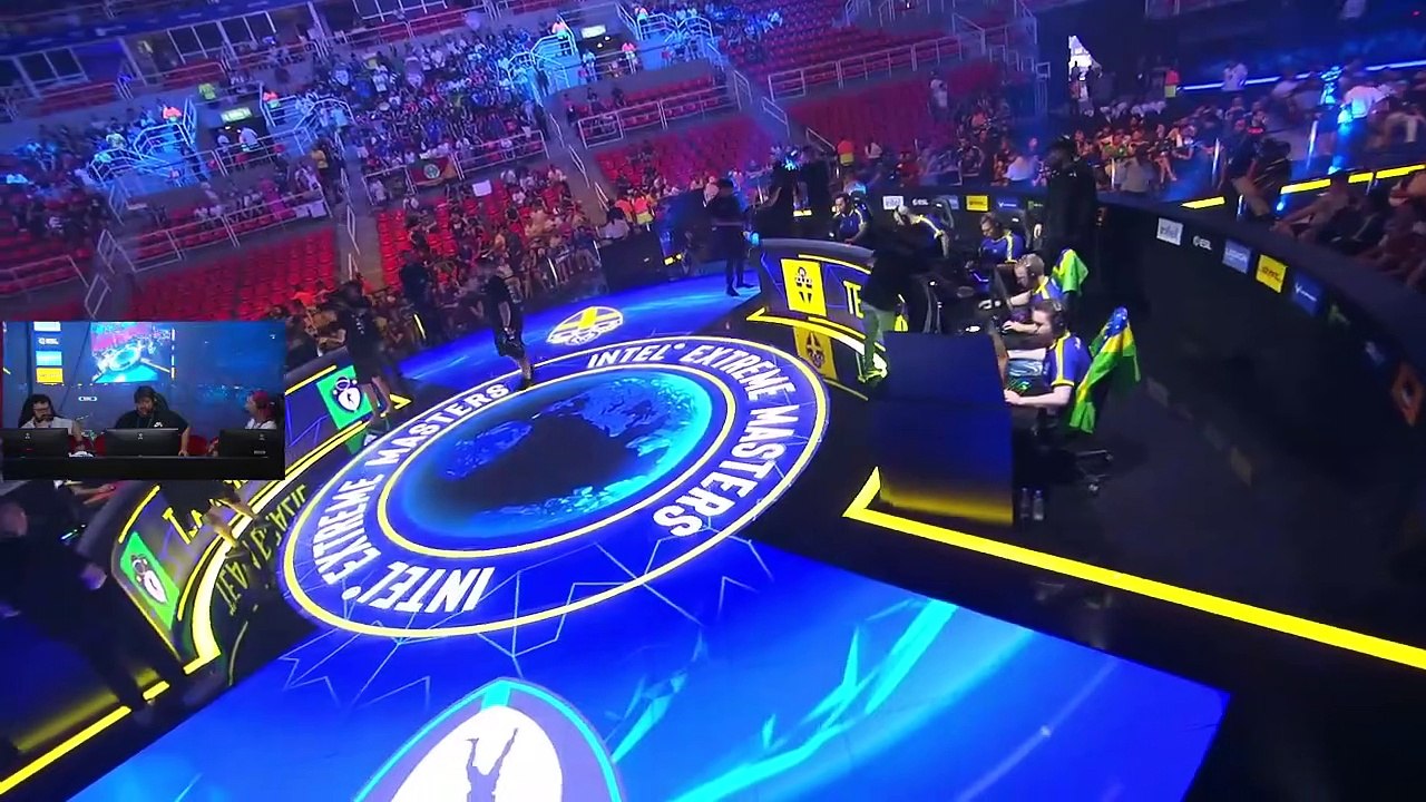 [ GAULES ] - SHOWMATCH - BRASIL VS SUÉCIA - TRAIN (MD1) - COMPLETO MOSTRANDO A TORCIDA