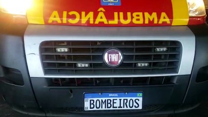 Após queda, mulher sofre contusão no tórax