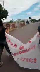 Manifestación contra abuso sexual infantil en Stroeder