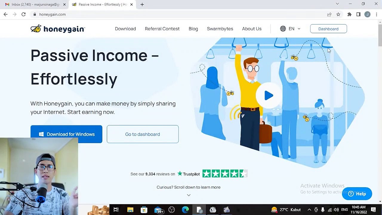 1000% AUTO CUAN! CARA MENGHASILKAN UANG DARI INTERNET CUMA DENGAN NYALAIN KOMPUTER & HP DI HONEYGAIN