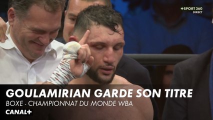 - Goulamirian Vs Egorov WBA des lourds-légers