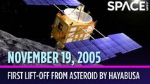 OTD in Space - November 19: First Lift-Off From An Asteroid
