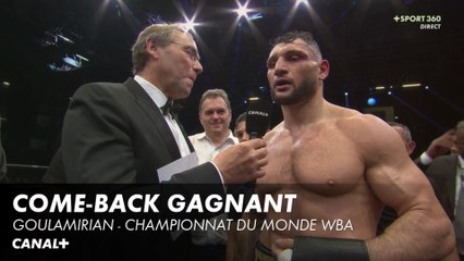 Un départ difficile et après la machine est en route - Goulamirian Vs Egorov WBA des lourds-légers