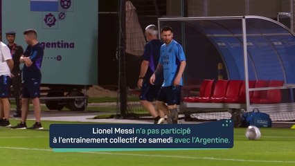 Argentine - Messi, précaution ou inquiétude ?