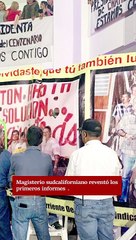 Maestros reventaron informes municipales