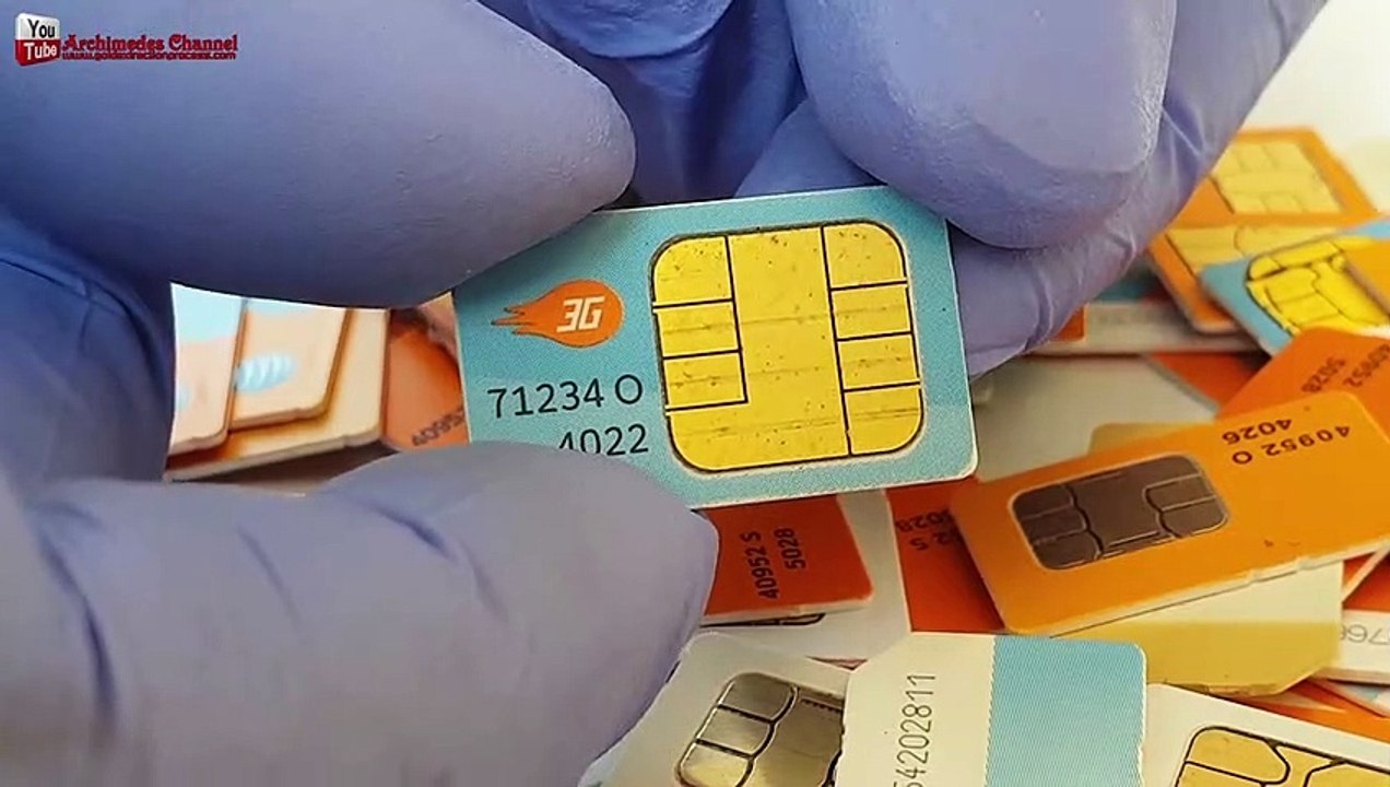 Gold recovery from SIM Card cell phones Sim cards recycling gold