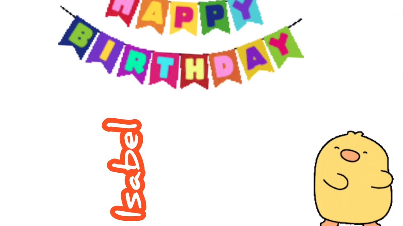 Isabel birthday song