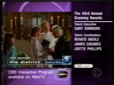 The  43rd Annual Grammy Awards CBS Split Screen Credits
