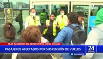 Accidente en aeropuerto: LAP amplía suspensión de operaciones hasta el domingo 20 de noviembre