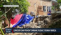 Longsor Di Pare-pare,  3 Rumah Tertimpah Material Tanah Dan Batu