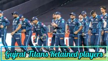 IPL 2023 Gujrat Titans New Squad | Gujarat Titans Retained players | IPL 2023 GT