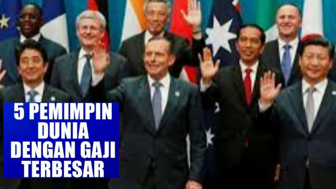 5 Pemimpin Dunia dengan Gaji Terbesar