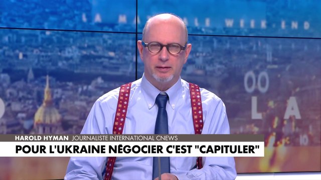 Harold Hyman : «L’Occident prend une posture où elle dit que ce serait un bon moment de négocier»