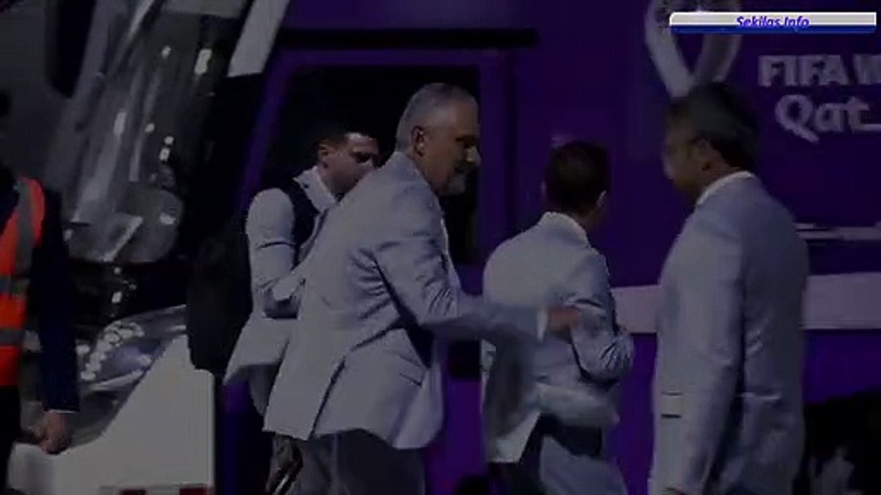 The Brazil squad arrives in Doha for the 2022 FIFA World Cup