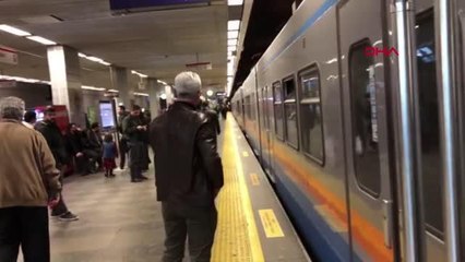 YENİKAPI- ATATÜRK HAVALİMANI METRO HATTI'NDA TEKNİK ARIZA