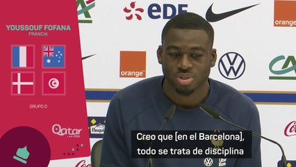 Fofana revela el detalle que ha cambiado Dembélé