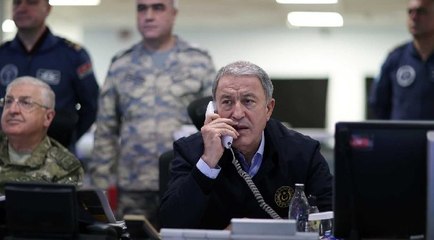 Hulusi Akar: Teröristlerin inleri başlarına yıkıldı