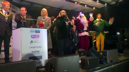Preston Christmas Lights Switch On
