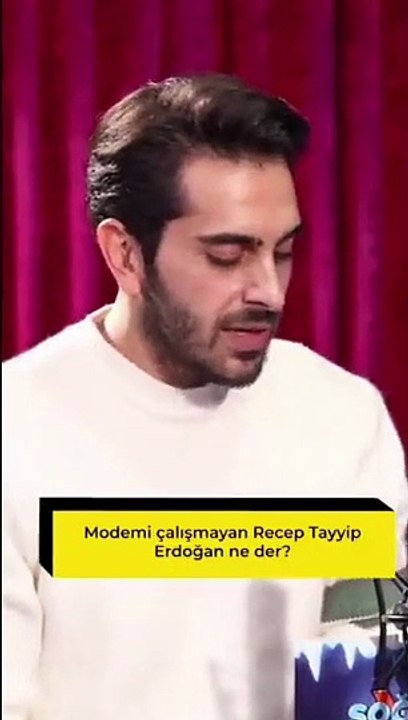 Modemi çalışmayan Tayyip Erdoğan ne der?