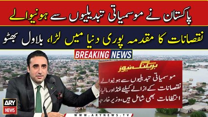 Pakistan faced climate change, Case of damages was fought all over the world: Bilawal Bhutto