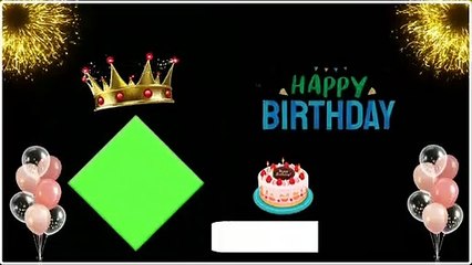 Best birthday green screen template video background 2022 | 003 | @gngreenscreen