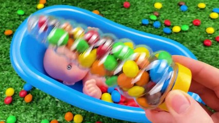 Satisfying Video l Making Rainbow Milk Bottle & Magic Egg With Kinetic Sand _HD