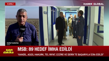 Pençe Kılıç Hava Harekatı'nda 89 hedef imha edildi