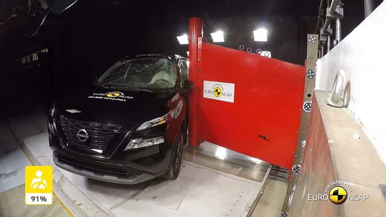 Le crossover familial Nissan X-Trail crédité de cinq étoiles aux crash-tests Euro NCAP