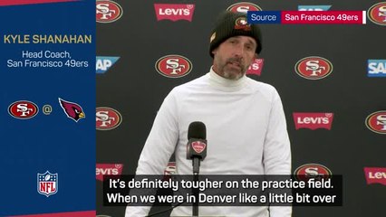 Shanahan admits to challenging altitude problems