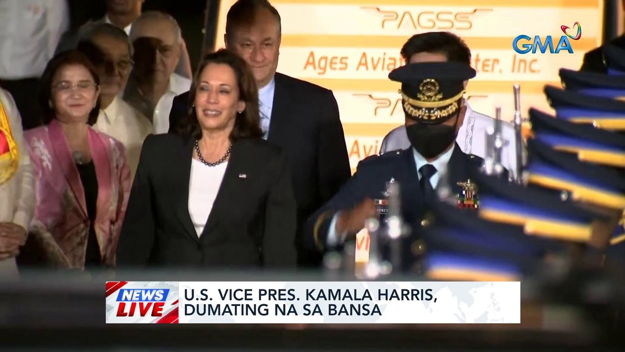 U.S. Vice Pres. Kamala Harris, dumating na sa bansa | News Live
