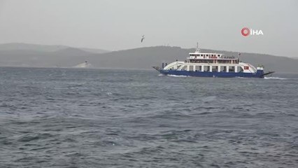 Bozcaada'ya yarın gerçekleşecek tüm feribot seferlerine fırtına engeli
