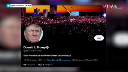 Kembali Usai Dicabut dari Twitter, Ini Reaksi Donald Trump