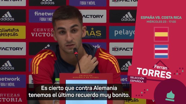 Ferran Torres: “Soy extremo; no tengo que marcar goles”