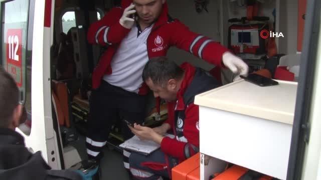 Ümraniye TEM Otoyolunda servis aracıyla İETT çarpıştı: 7 yaralı