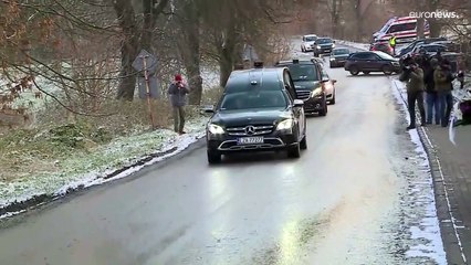 Funerais de polacos mortos na fronteira com a Ucrânia