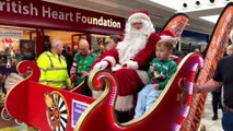 Santa arrives at Hartlepool's Middleton Grange Shopping Centre