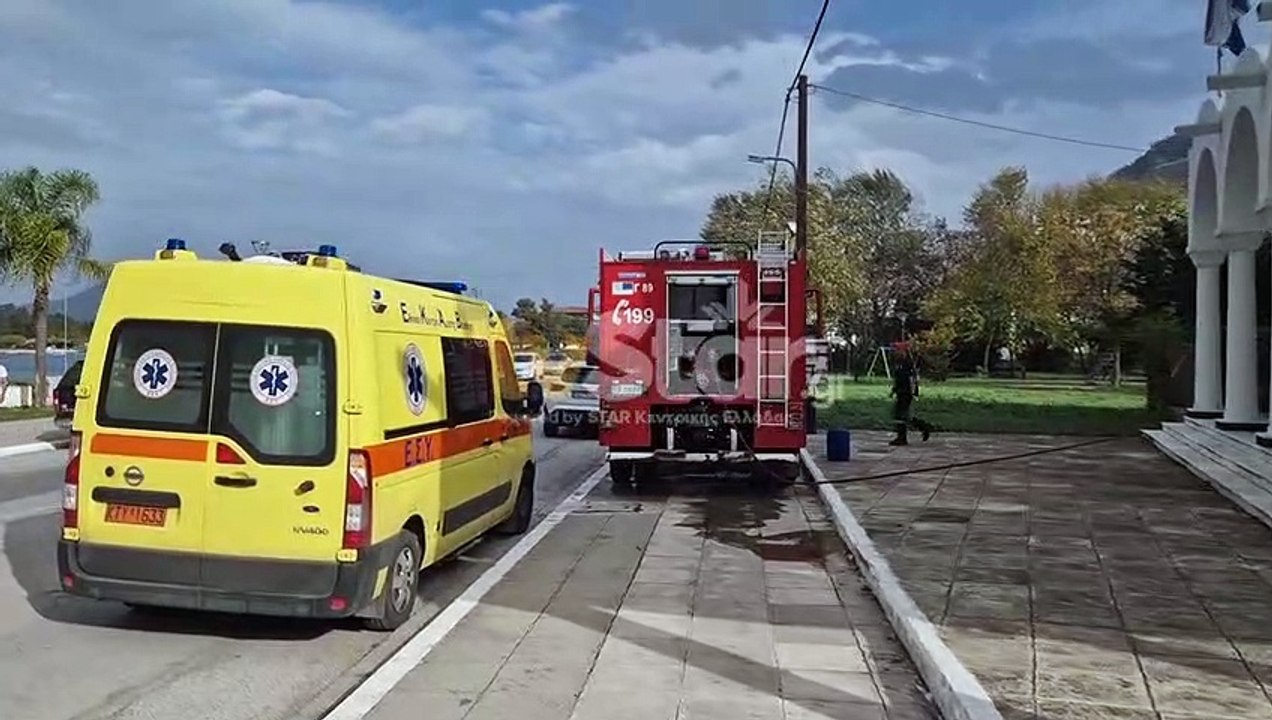 Φωτιά στον ιερό ναό Αγίου Παντελεήμονα στα Καμέ...