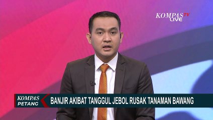 Ratusan Hektar Tanaman Bawang Siap Panen di Brebes Rusak, Imbas Banjir Karena Tanggul Jebol!