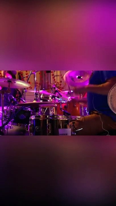 rocking drummer