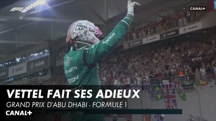 Les dernières images de Vettel en Formule 1 - Grand Prix d'Abu Dhabi