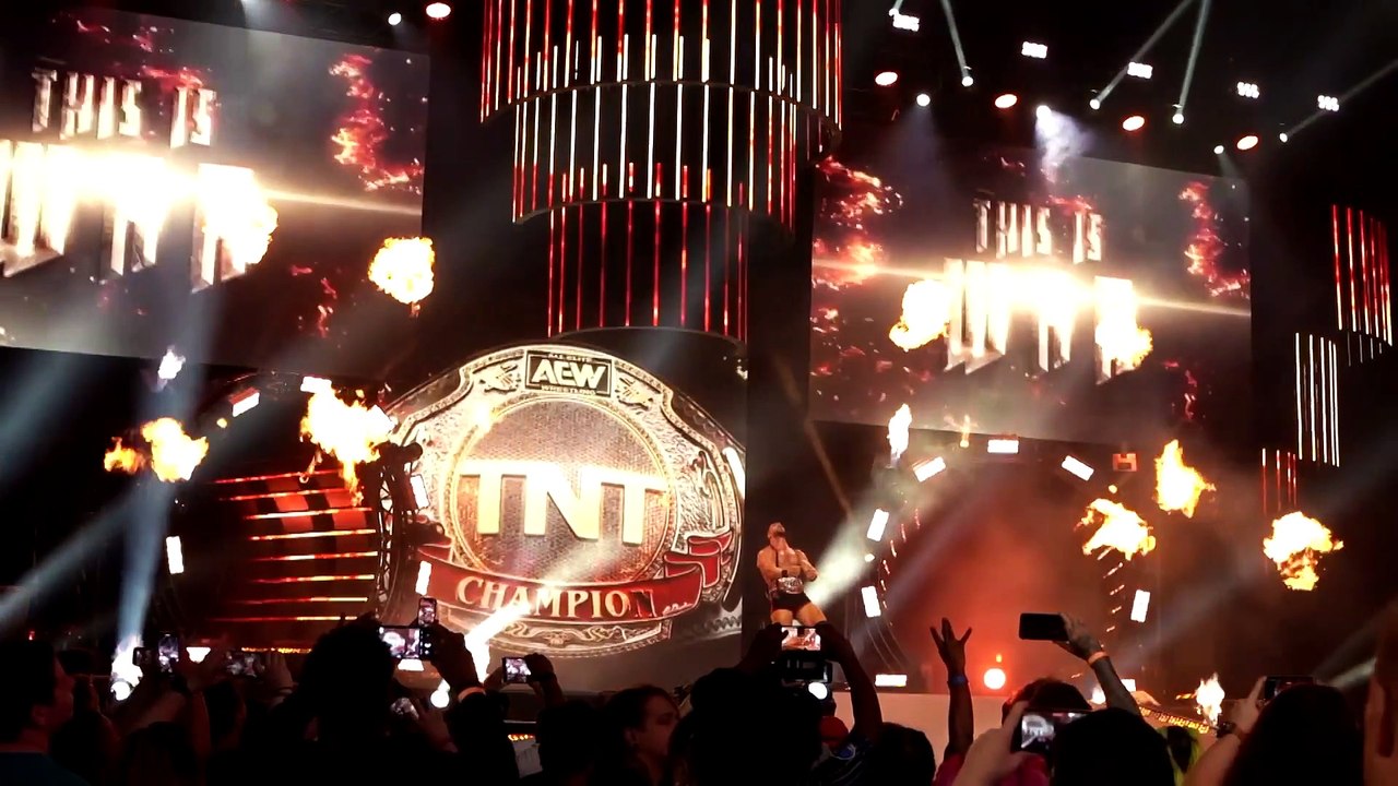 TNT Championship- Wardlow vs Samoa Joe vs Powerhouse Hobbs - AEw wwe,wrestling smack down wrestling