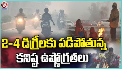 Temperature Decreases Day By Day In Telangana | Winter Season | V6 News